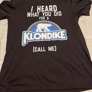 Bella Canvas Black Short Sleeve Tee with Klondike Graphic